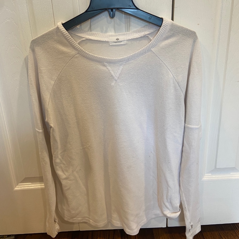 Long sleeve white shirt
